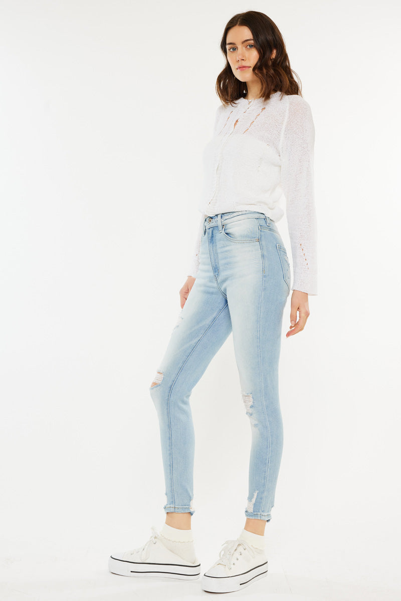 Dakota Ultra High Rise Ankle Skinny Jeans - Official Kancan USA