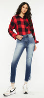 Geneva High Rise Ankle Skinny Jeans - Official Kancan USA