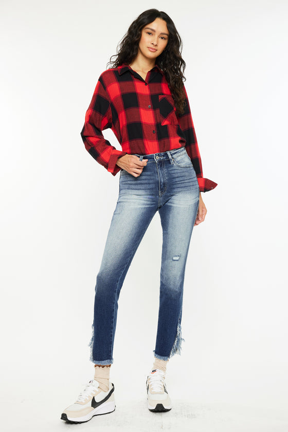 Geneva High Rise Ankle Skinny Jeans - Official Kancan USA