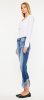 Audrina Mid Rise Ankle Skinny Jeans - Official Kancan USA