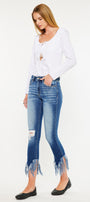Audrina Mid Rise Ankle Skinny Jeans - Official Kancan USA