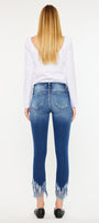 Audrina Mid Rise Ankle Skinny Jeans - Official Kancan USA