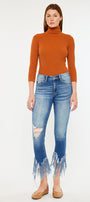 Leslie Mid Rise Ankle Skinny Jeans - Official Kancan USA