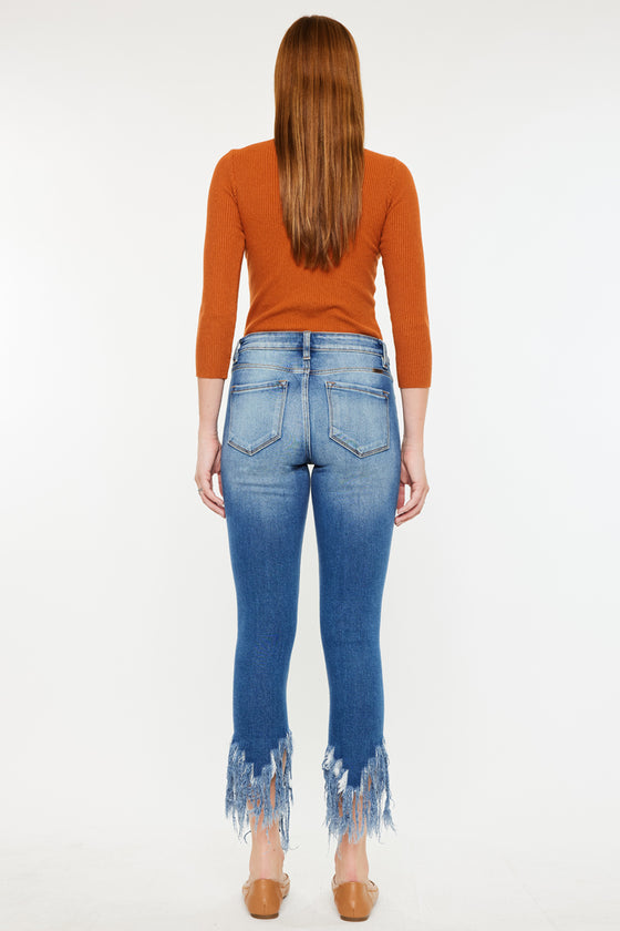 Leslie Mid Rise Ankle Skinny Jeans - Official Kancan USA