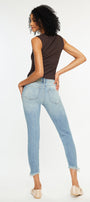 Janine Mid Rise Cropped Skinny Jeans - Official Kancan USA