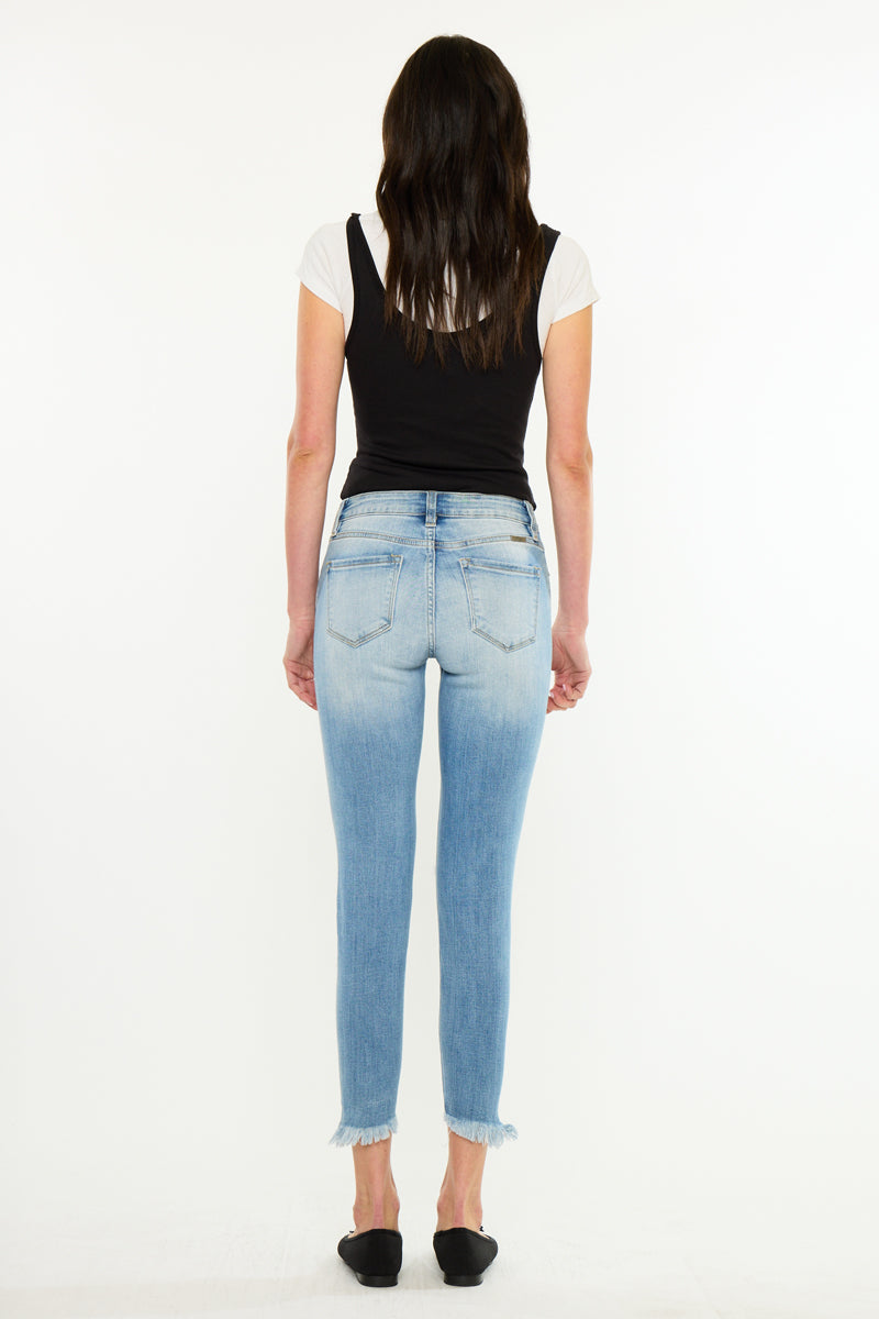 Janine Mid Rise Crop Skinny
