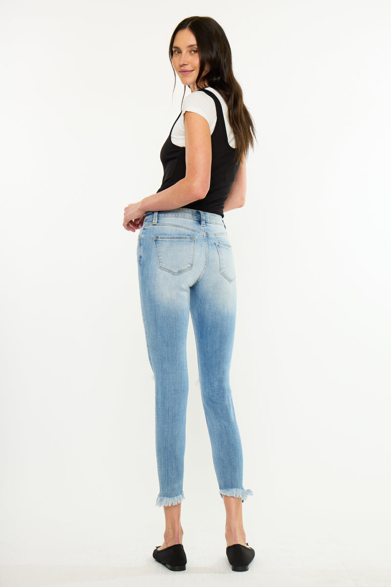 Janine Mid Rise Crop Skinny