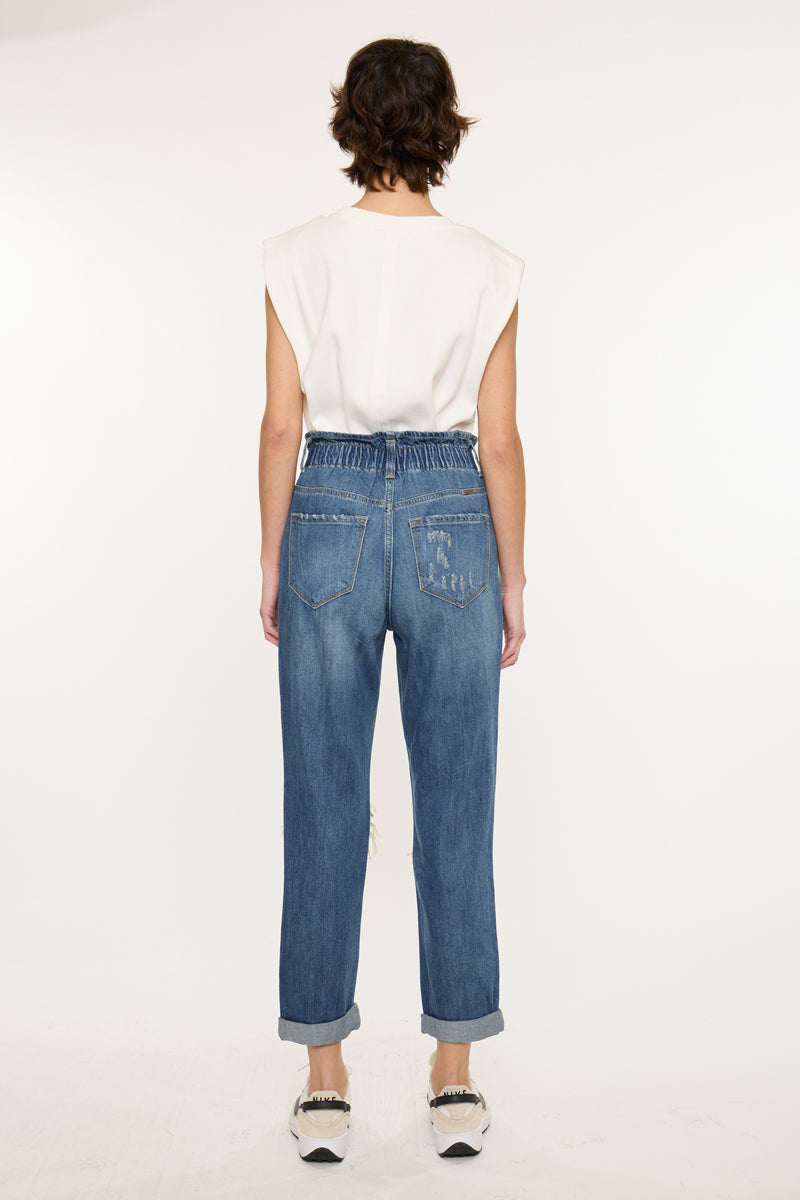 Darel Ultra High Rise Paperbag Mom - Official Kancan USA