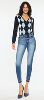 Elisha High Rise Ankle Skinny Jeans - Official Kancan USA