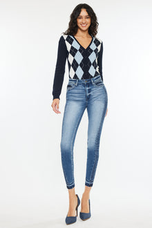  Elisha High Rise Ankle Skinny Jeans - Official Kancan USA