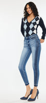 Elisha High Rise Ankle Skinny Jeans - Official Kancan USA