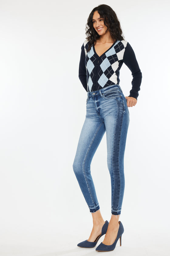Elisha High Rise Ankle Skinny Jeans - Official Kancan USA