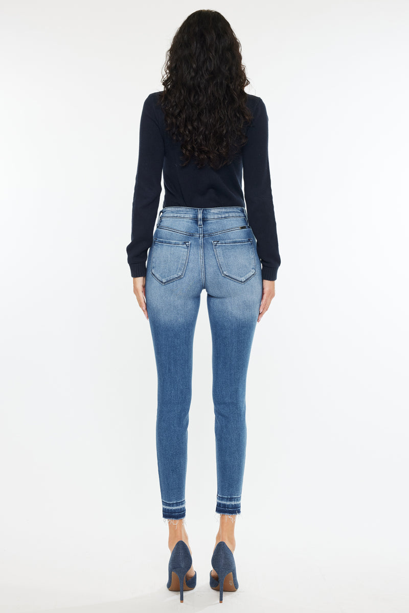 Elisha High Rise Ankle Skinny Jeans - Official Kancan USA