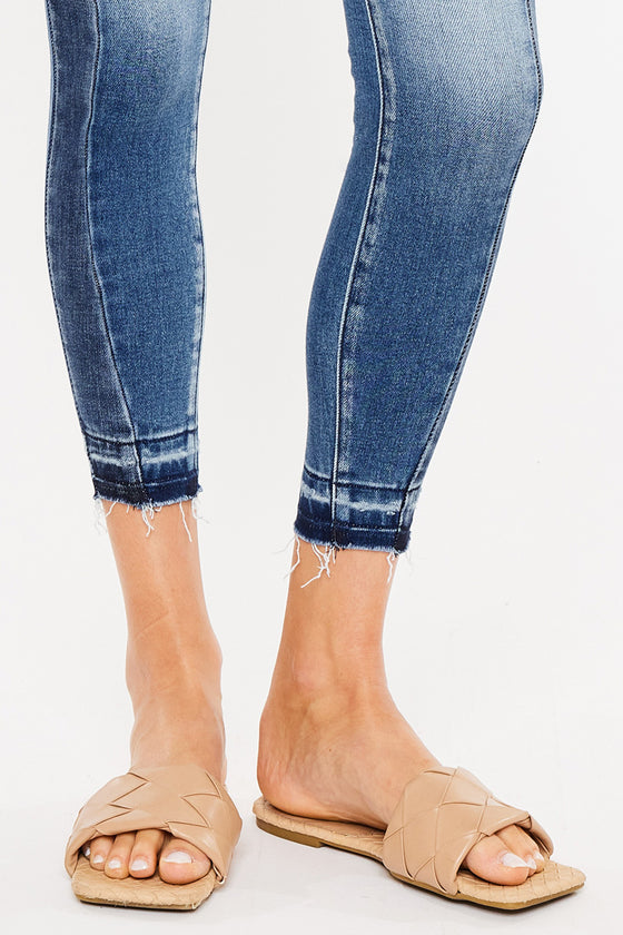 Elisha High Rise Ankle Skinny Jeans - Official Kancan USA