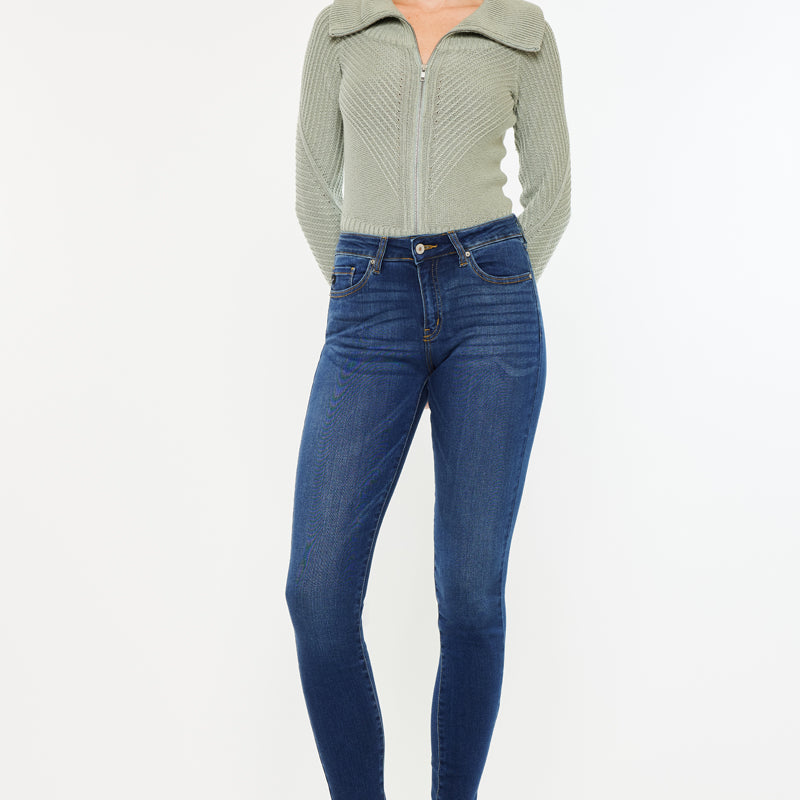 Annaka Mid Rise Super Skinny Jeans - Official Kancan USA
