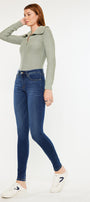 Annaka Mid Rise Super Skinny Jeans - Official Kancan USA