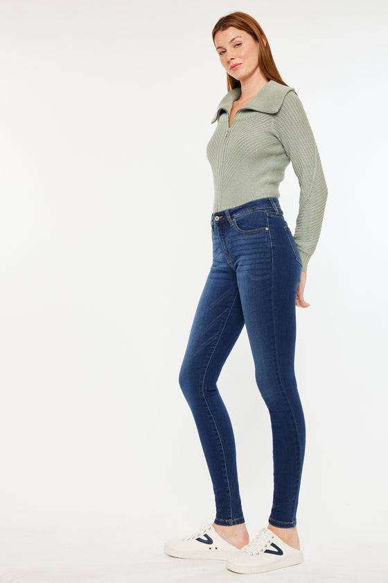 Annaka Mid Rise Super Skinny Jeans - Official Kancan USA