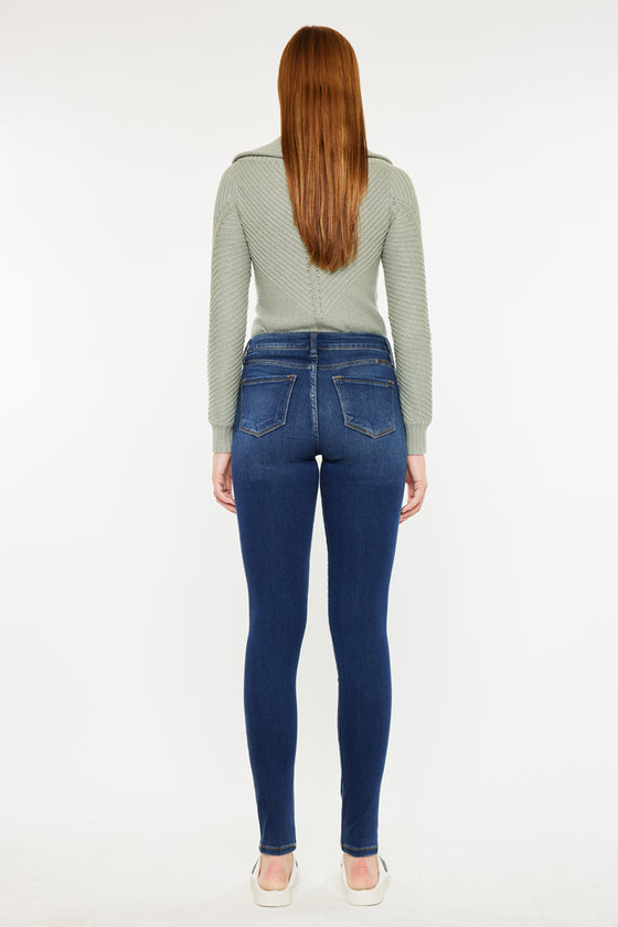 Annaka Mid Rise Super Skinny Jeans - Official Kancan USA