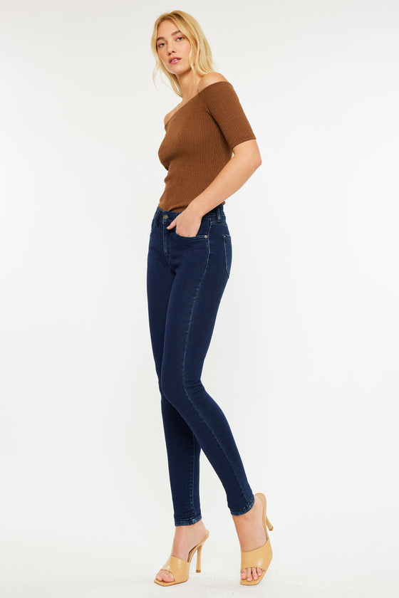 Annaka Mid Rise Super Skinny Jeans - Official Kancan USA