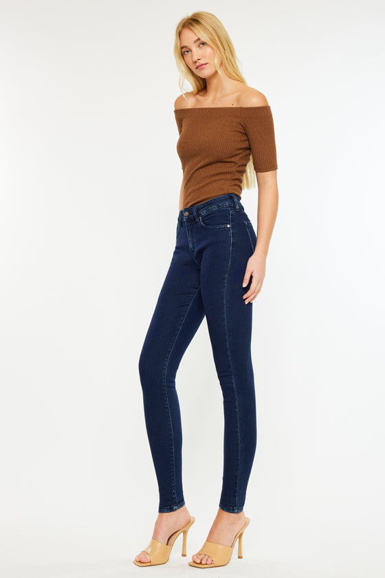 Annaka Mid Rise Super Skinny Jeans - Official Kancan USA