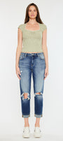 Milan High Rise Mom Jeans - Official Kancan USA