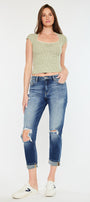 Milan High Rise Mom Jeans - Official Kancan USA
