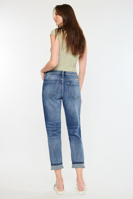 Milan High Rise Mom Jeans - Official Kancan USA