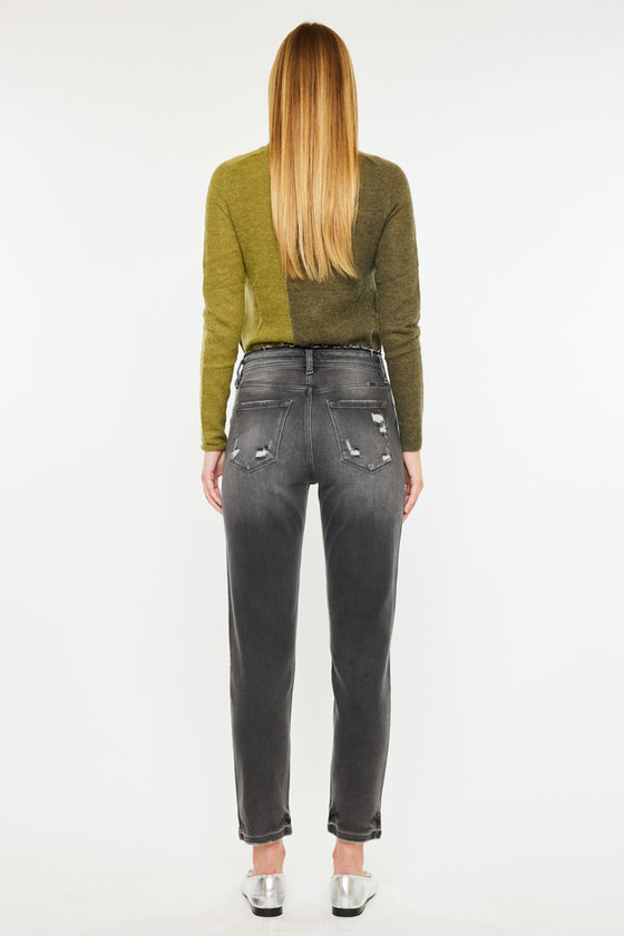 Clemence High Rise Mom Jeans - Official Kancan USA