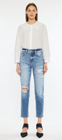 Clemence High Rise Mom Jeans - Official Kancan USA