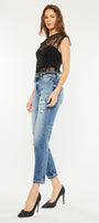Clemence High Rise Mom Jeans - Official Kancan USA