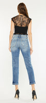 Clemence High Rise Mom Jeans - Official Kancan USA
