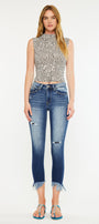 Azaria High Rise Cropped Skinny Jeans - Official Kancan USA