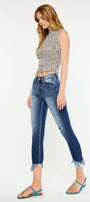 Azaria High Rise Cropped Skinny Jeans - Official Kancan USA