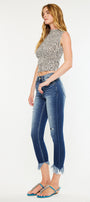 Azaria High Rise Cropped Skinny Jeans - Official Kancan USA
