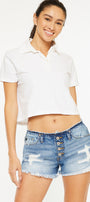 Orion Low Rise Button Down Shorts - Official Kancan USA