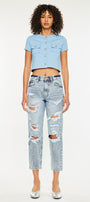 Karen Ultra High Rise Mom Jeans - Official Kancan USA