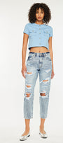 Karen Ultra High Rise Mom Jeans - Official Kancan USA