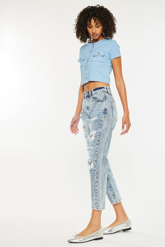Karen Ultra High Rise Mom Jeans - Official Kancan USA