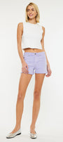 Lilac High Rise Shorts - Official Kancan USA