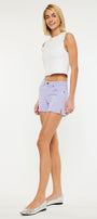 Lilac High Rise Shorts - Official Kancan USA