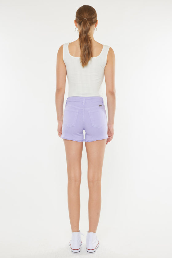 Lilac High Rise Shorts - Official Kancan USA