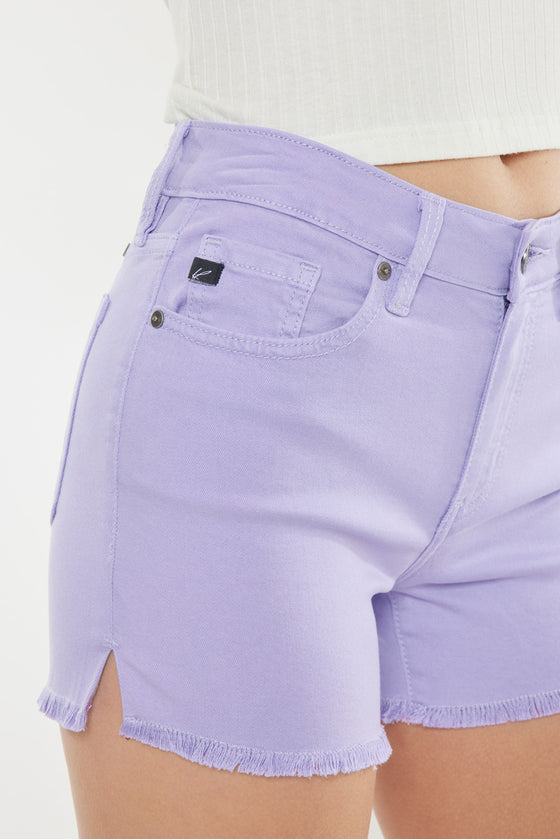 Lilac High Rise Shorts - Official Kancan USA