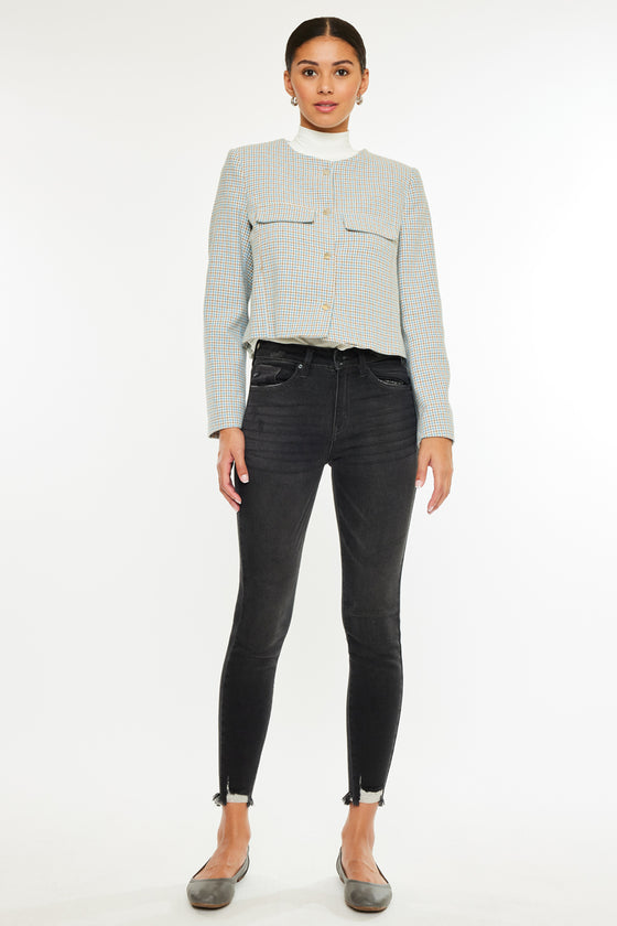 Leo High Rise Ankle Skinny Jeans - Official Kancan USA