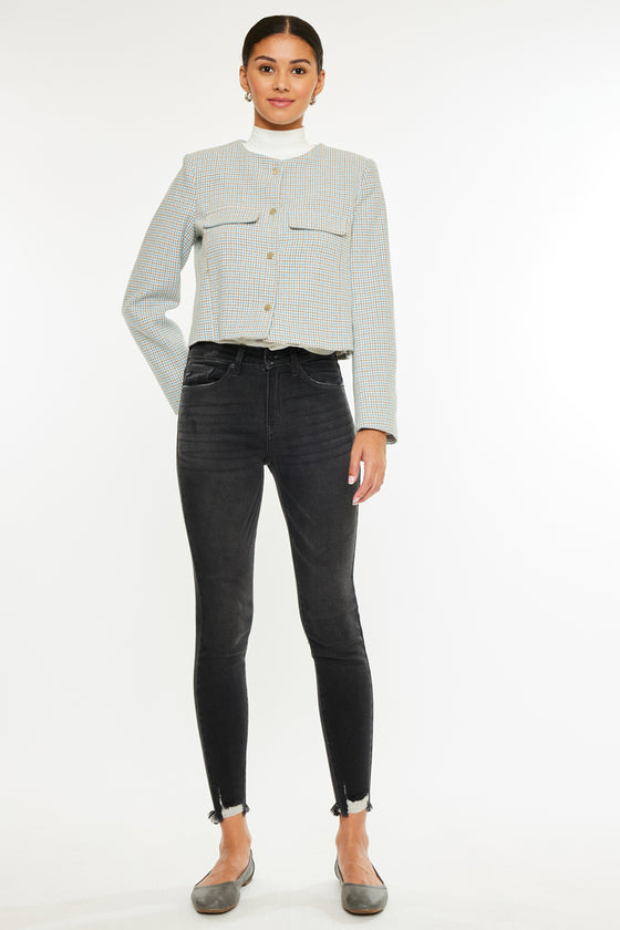 Leo High Rise Ankle Skinny Jeans - Official Kancan USA