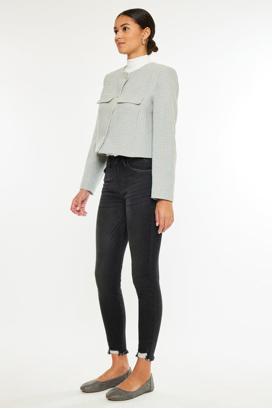 Leo High Rise Ankle Skinny Jeans - Official Kancan USA
