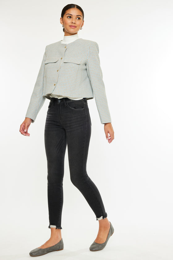 Leo High Rise Ankle Skinny Jeans - Official Kancan USA
