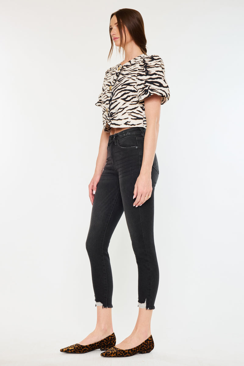 Leo High Rise Ankle Skinny Jeans - Official Kancan USA