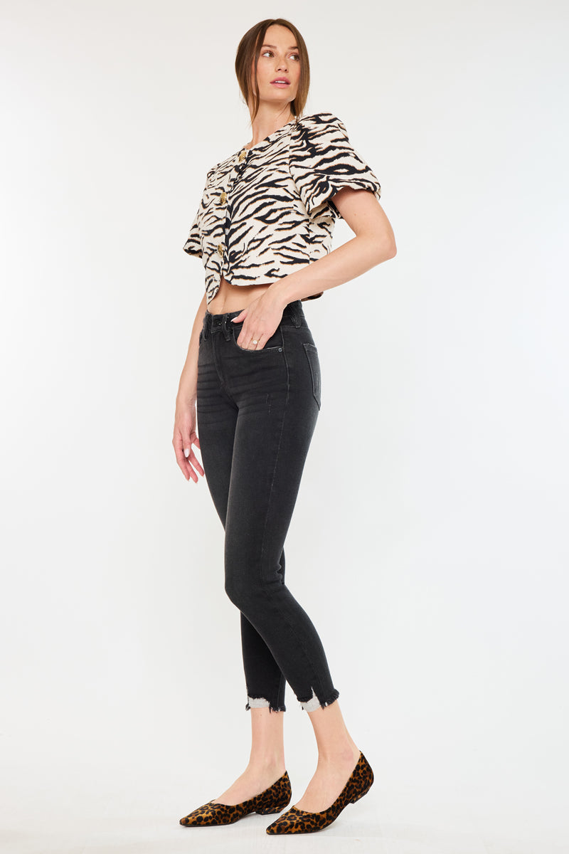 Leo High Rise Ankle Skinny Jeans - Official Kancan USA