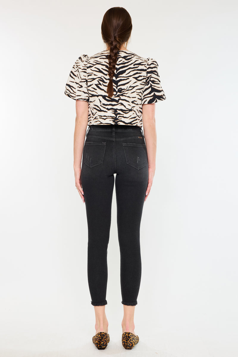 Leo High Rise Ankle Skinny Jeans - Official Kancan USA