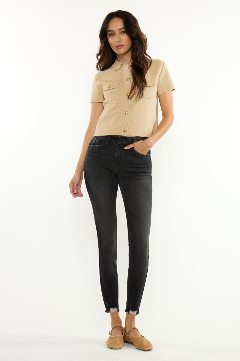 Leo High Rise Ankle Skinny